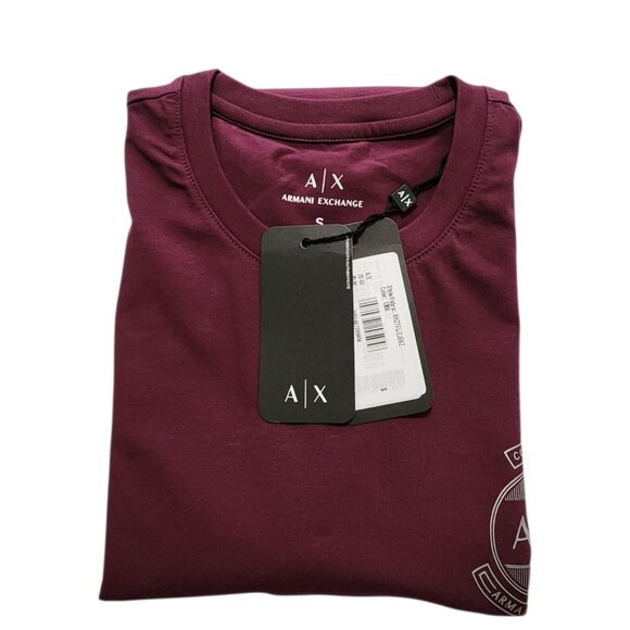 Armani Exchange Men's Short Sleeve Graphic Print A/X‎ Logo Tee Size Small - Picture 6 of 6
